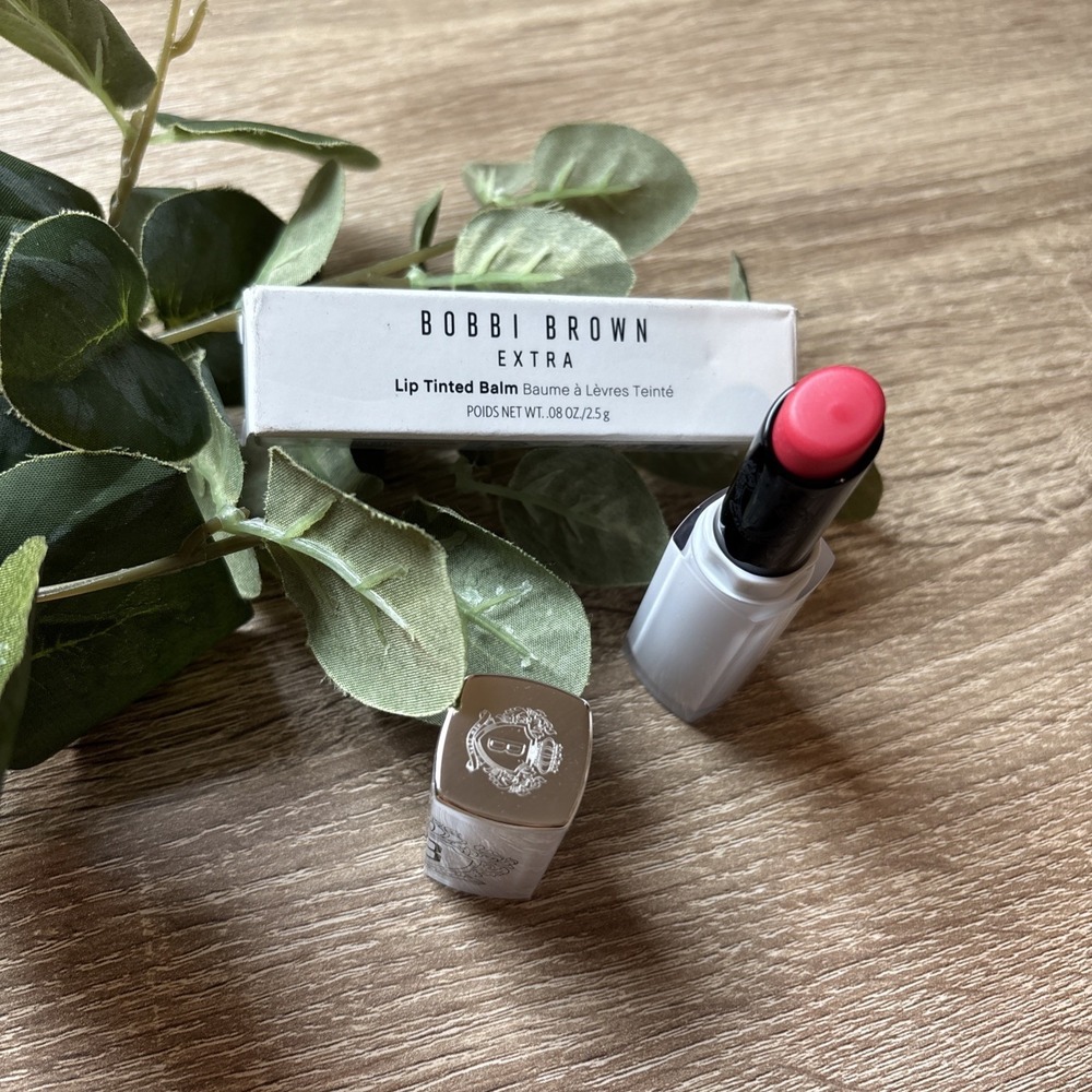 BOBBI BROWN EXTRA LIP TINTED BALM 207 BARE PEONY 0.08 OZ BOXED